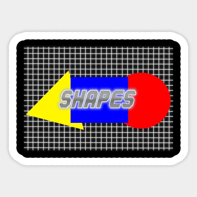 Shapes Sticker by doubtfulmilk